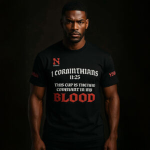 1 Corinthians 11:25 New Covenant Tee (Black)