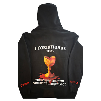 1 Corinthians New Covenant Hoodie & Book (Black)